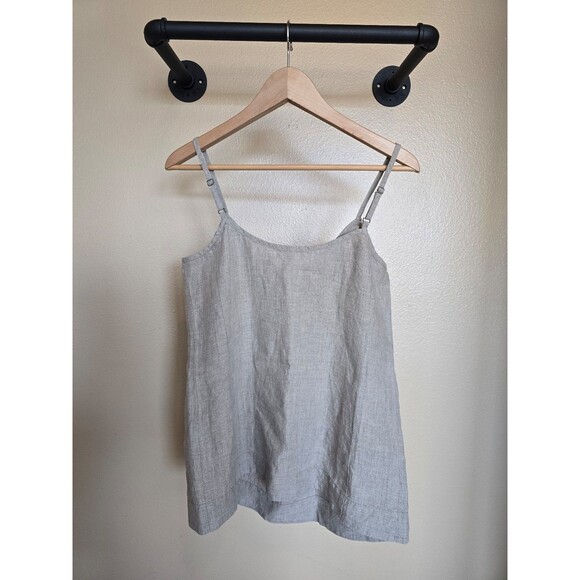 Eileen Fisher organic linen strapped tank women's size small - Picture 3 of 7